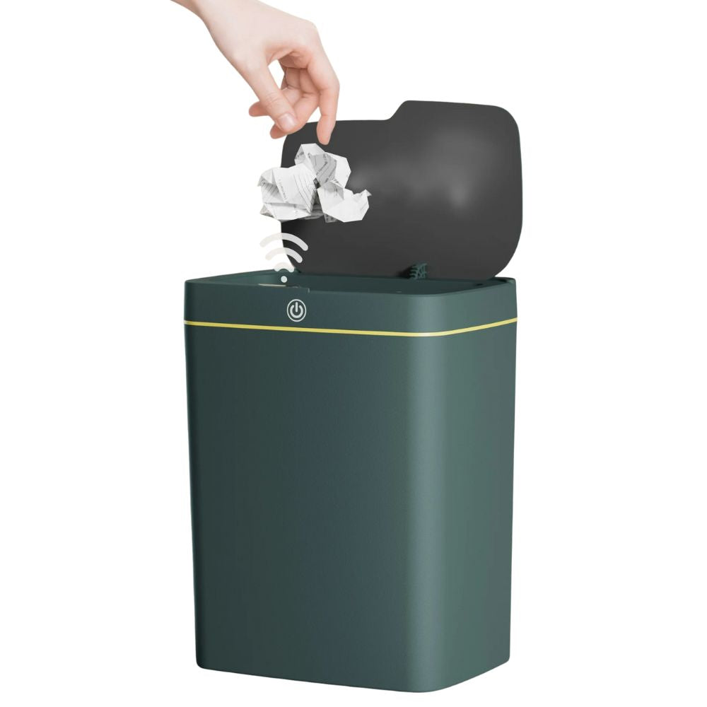 Set di 2 Cestini Automatici Senza Contatto per Uso Domestico