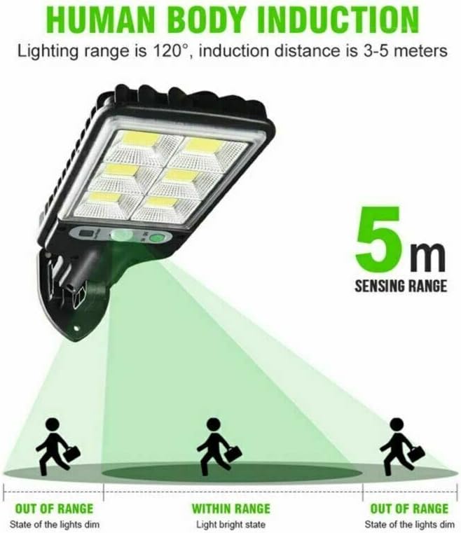 Set di 3 Luci LED Solari per Esterni