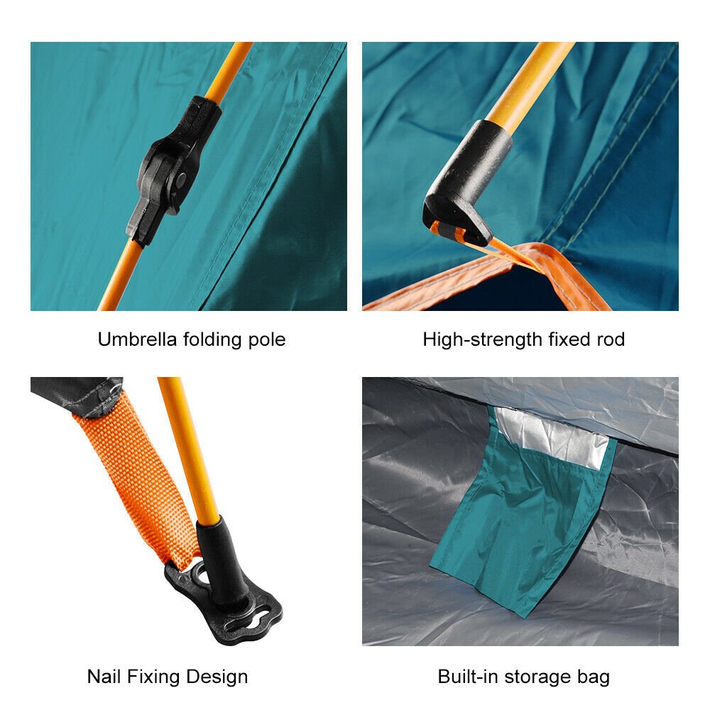 Tenda Pop-up Impermeabile Portatile per 2 Persone - Ideale per Campeggio