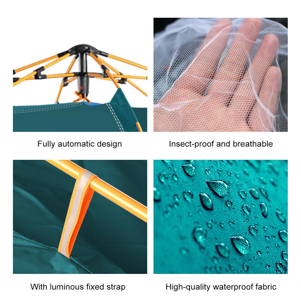 Tenda Pop-up Impermeabile Portatile per 2 Persone - Ideale per Campeggio