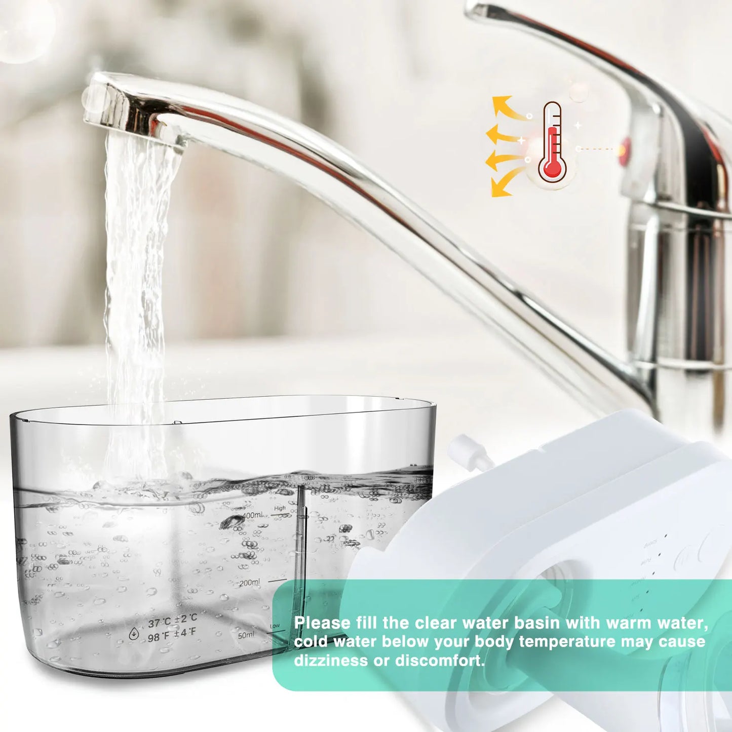 Kit di Pulizia Elettrico per Orecchie - Rimozione Cerume Sicura, 400 ml, 4 Modalità