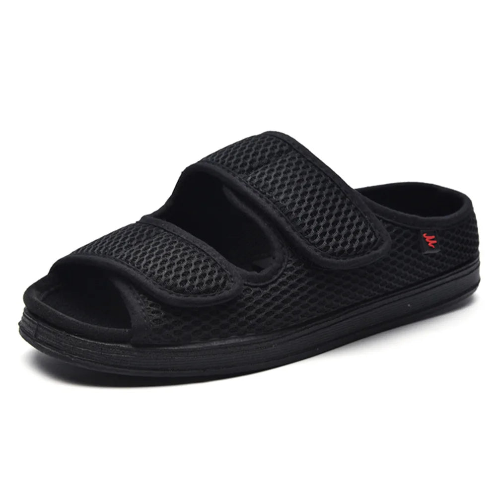 Pantofole Regolabili per Diabetici Unisex - Scarpe Comfort per Piedi Gonfi