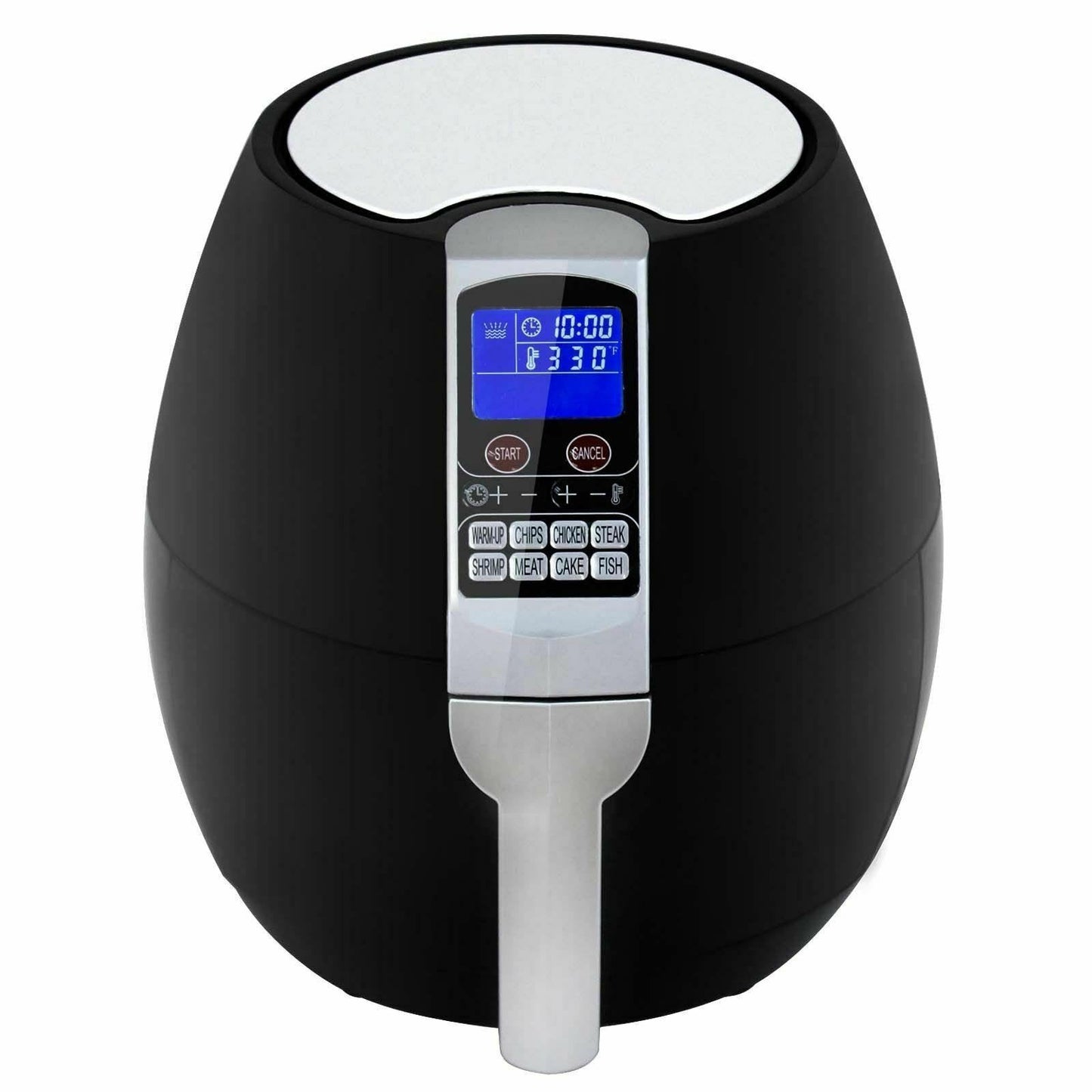 Friggitrice Elettrica LCD 1500W con 8 Programmi di Cottura, Regolazione della Temperatura e Timer
