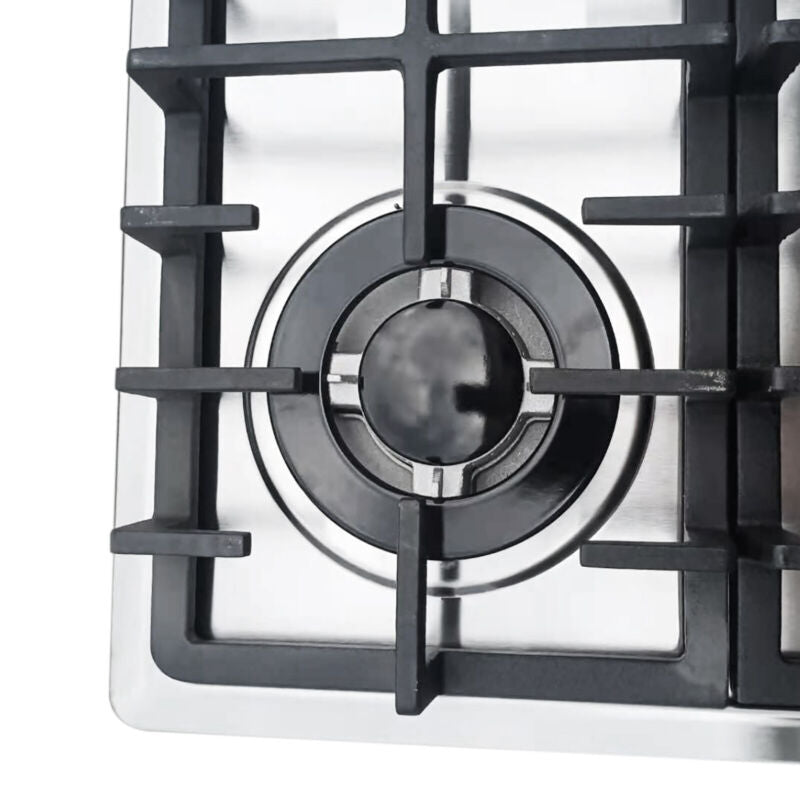 Incasso Cucina a Gas da 23'' con 4 Fuochi per Gas LPG/NG