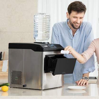 Macchina 2 in 1 per la produzione di ghiaccio a nugget e tritato per la cucina