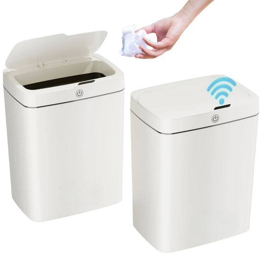 Set di 2 Cestini Automatici Senza Contatto per Uso Domestico