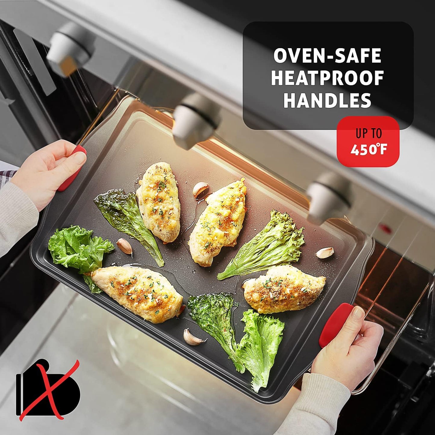 Set di 15 Stampo da Forno in Ceramica Antiaderente