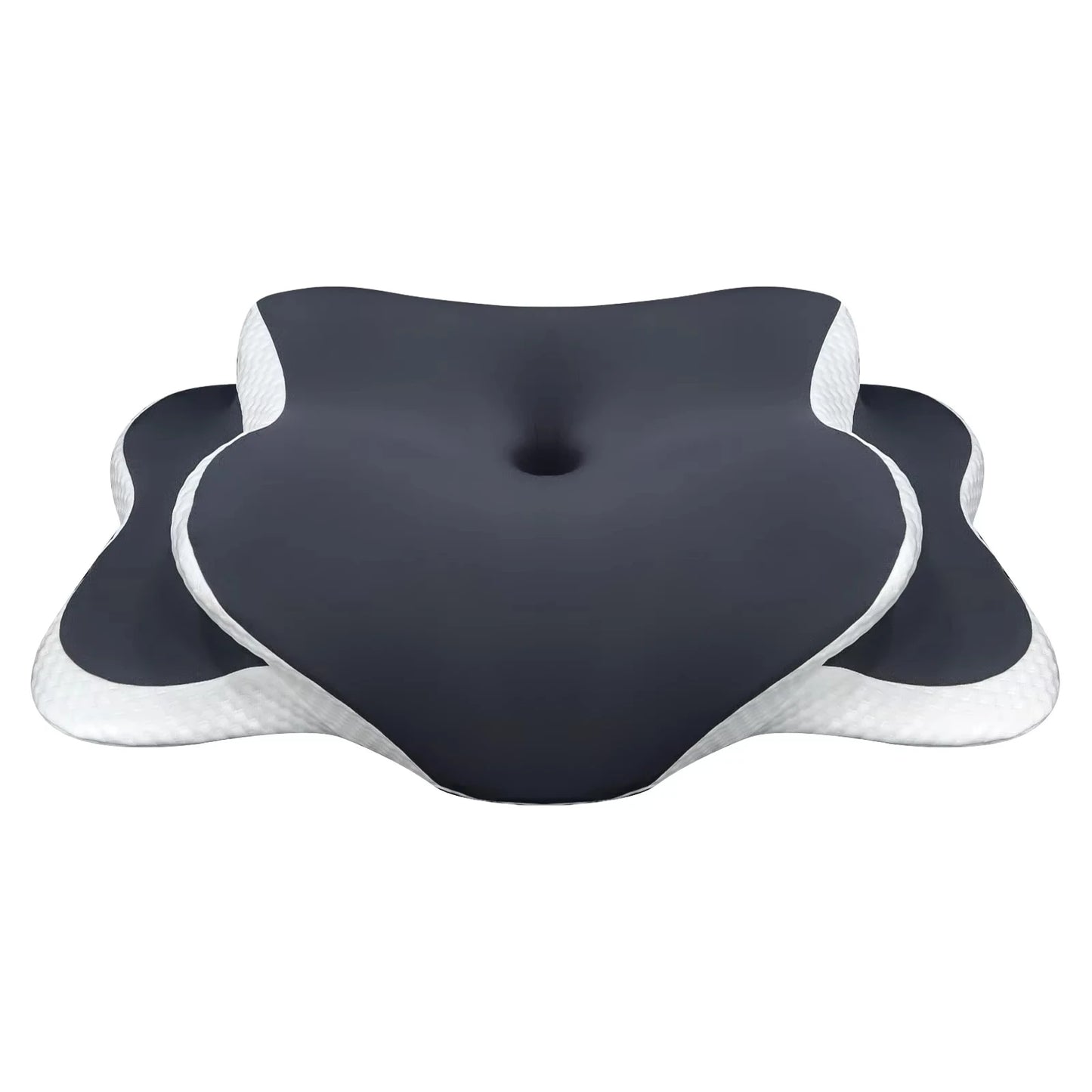 Cuscino Cervicale Ergonomico in Memory Foam con Federa Regolabile in Seta