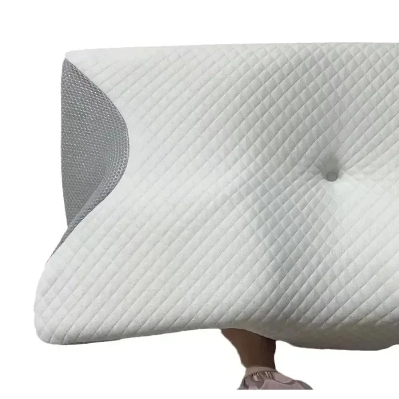 Cuscino Cervicale Ortopedico Ergonomico in Memory Foam a Forma di Farfalla