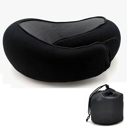 Cuscino Da Viaggio In Memory Foam A Forma Di U - Supporto Regolabile Per Collo