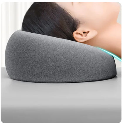 Cuscino Ergonomico in Memory Foam per Riposo a Faccia in Giù con Asciugamano