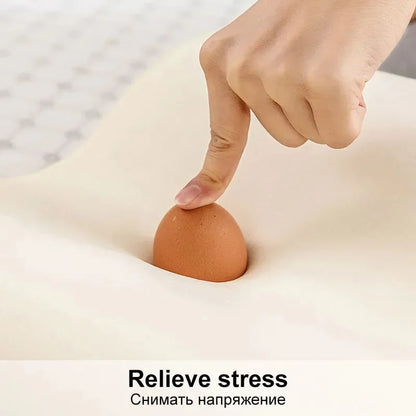 Cuscino Ortopedico in Memory Foam per la Cervicale - Supporto Ergonomico Ideale per Maternità e Sonno Confortevole