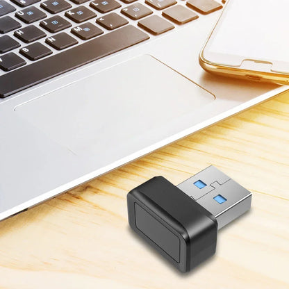 Lettore di Impronte Digitali USB per Windows con Riconoscimento a 360° – Sicurezza Biometrica per PC, Accesso Rapido e Crittografia