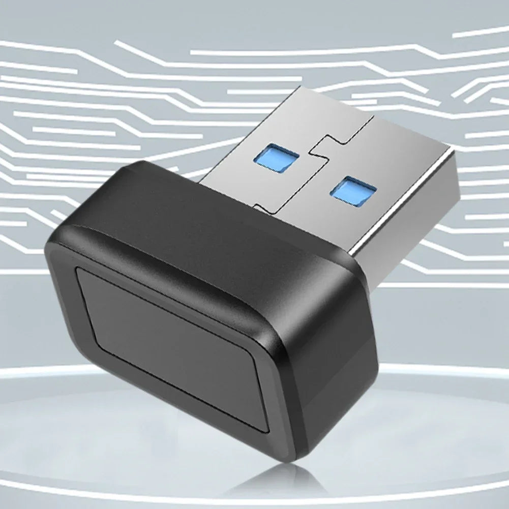 Lettore di Impronte Digitali USB per Windows con Riconoscimento a 360° – Sicurezza Biometrica per PC, Accesso Rapido e Crittografia