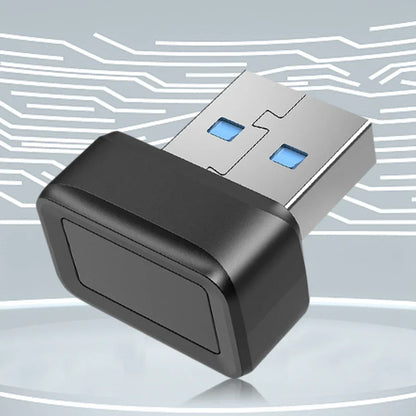 Lettore di Impronte Digitali USB per Windows con Riconoscimento a 360° – Sicurezza Biometrica per PC, Accesso Rapido e Crittografia