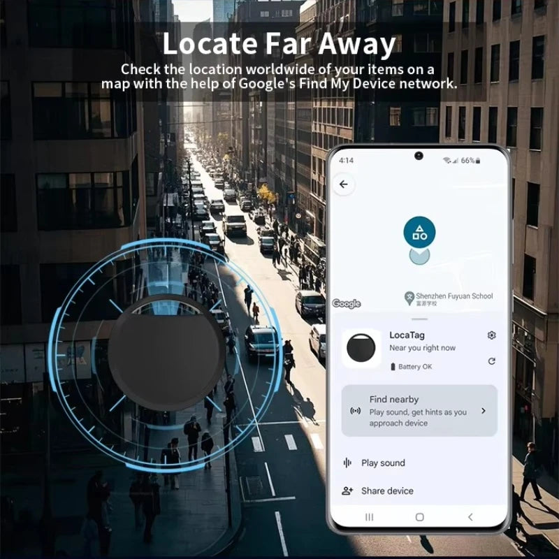 Localizzatore GPS Bluetooth Universale per Smartphone Android - Smart Tag Compatto per Oggetti Preziosi