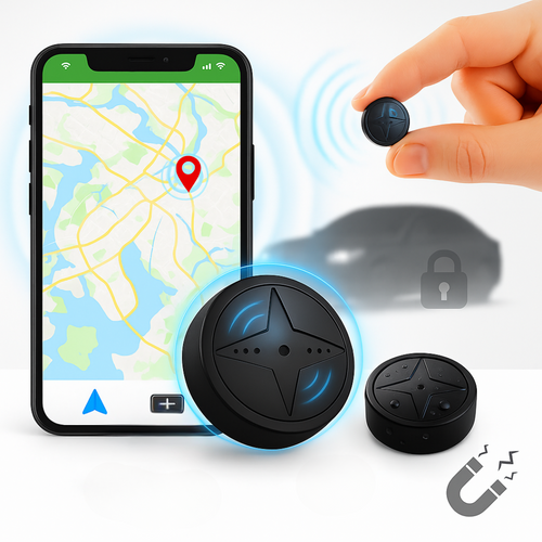 Localizzatore GPS per Auto con Monitoraggio in Tempo Reale Ð Design Impermeabile e Compatto per Sicurezza e Tracciamento 0