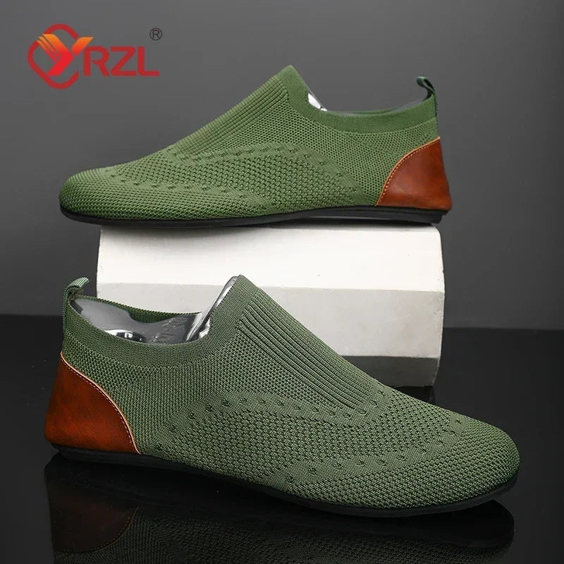 Mocassini Uomo Estivi Traspiranti in Mesh - Scarpe Casual Slip On Comfortevoli