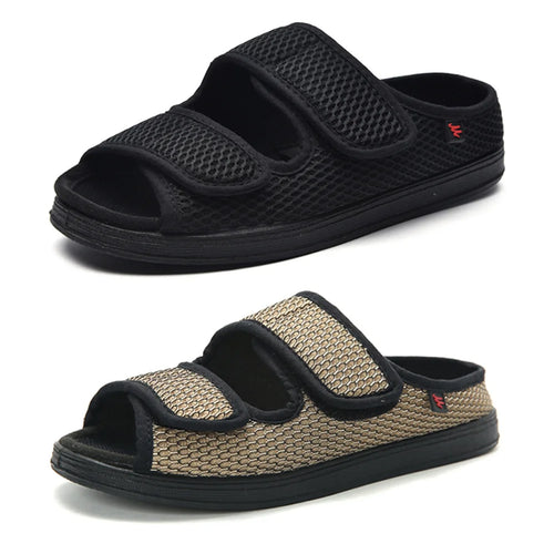 Pantofole Regolabili per Diabetici Unisex - Scarpe Comfort per Piedi Gonfi