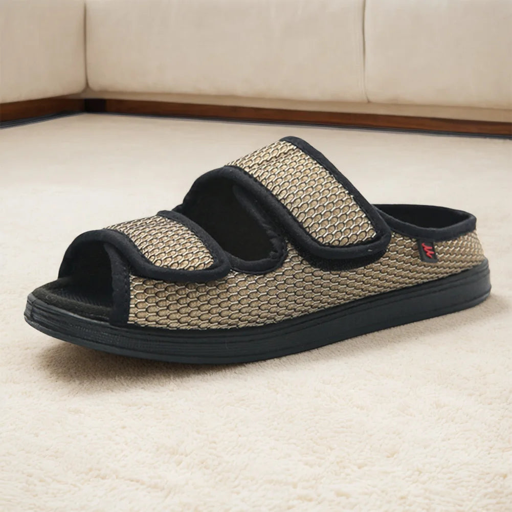 Pantofole Regolabili per Diabetici Unisex - Scarpe Comfort per Piedi Gonfi