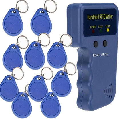 Programmatore RFID 125KHz Portatile per Duplicazione e Scrittura di Schede e Chiavi – Facile da Usare con Indicatore LED