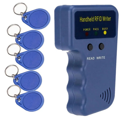 Programmatore RFID 125KHz Portatile per Duplicazione e Scrittura di Schede e Chiavi – Facile da Usare con Indicatore LED