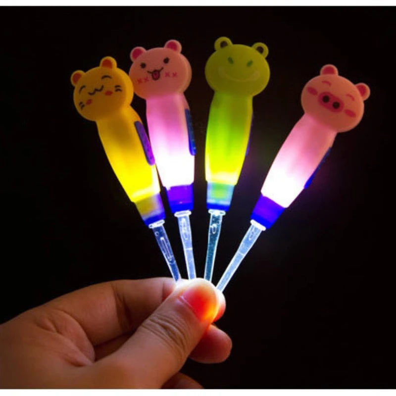 Pulitore Orecchie con Torcia LED per Bambini - Design Divertente e Sicuro