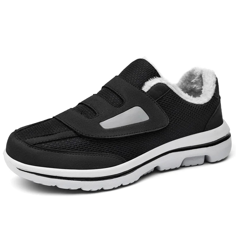 Scarpe Invernali Confortevoli per Anziani con Punta Larga - Calzature Diabetiche per Piedi Gonfi e Supporto Ortopedico