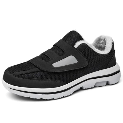 Scarpe Invernali Confortevoli per Anziani con Punta Larga - Calzature Diabetiche per Piedi Gonfi e Supporto Ortopedico