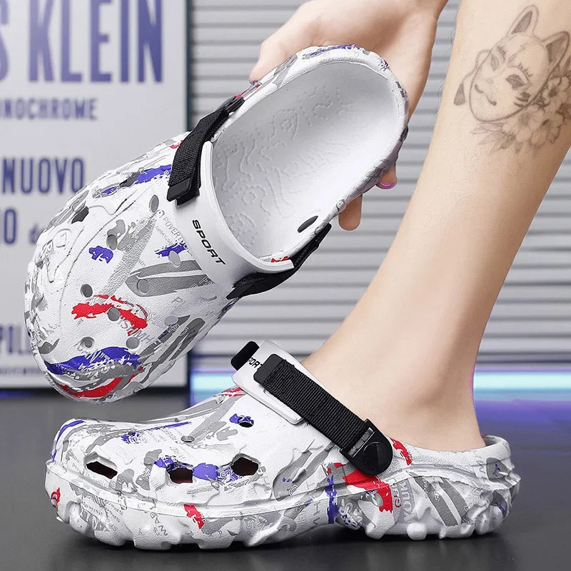 Sandali Uomo Estivi Comodi Taglie Forti 47, Design Leggero e Traspirante