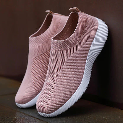 Scarpe Da Donna Slip On Rosa - Sneakers Leggere e Confortevoli per Passeggiate