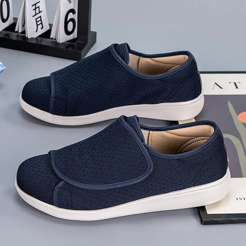 Scarpe Ortopediche Leggere per Diabetici con Chiusura Regolabile e Supporto Arco Alto