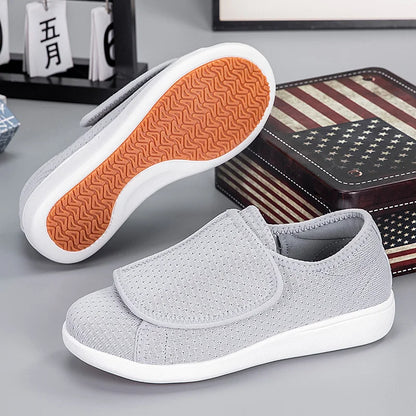 Scarpe Ortopediche Leggere per Diabetici con Chiusura Regolabile e Supporto Arco Alto