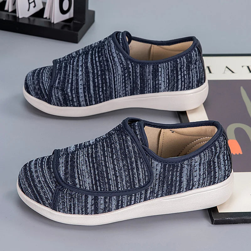 Scarpe Ortopediche Leggere per Diabetici con Chiusura Regolabile e Supporto Arco Alto