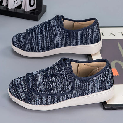 Scarpe Ortopediche Leggere per Diabetici con Chiusura Regolabile e Supporto Arco Alto