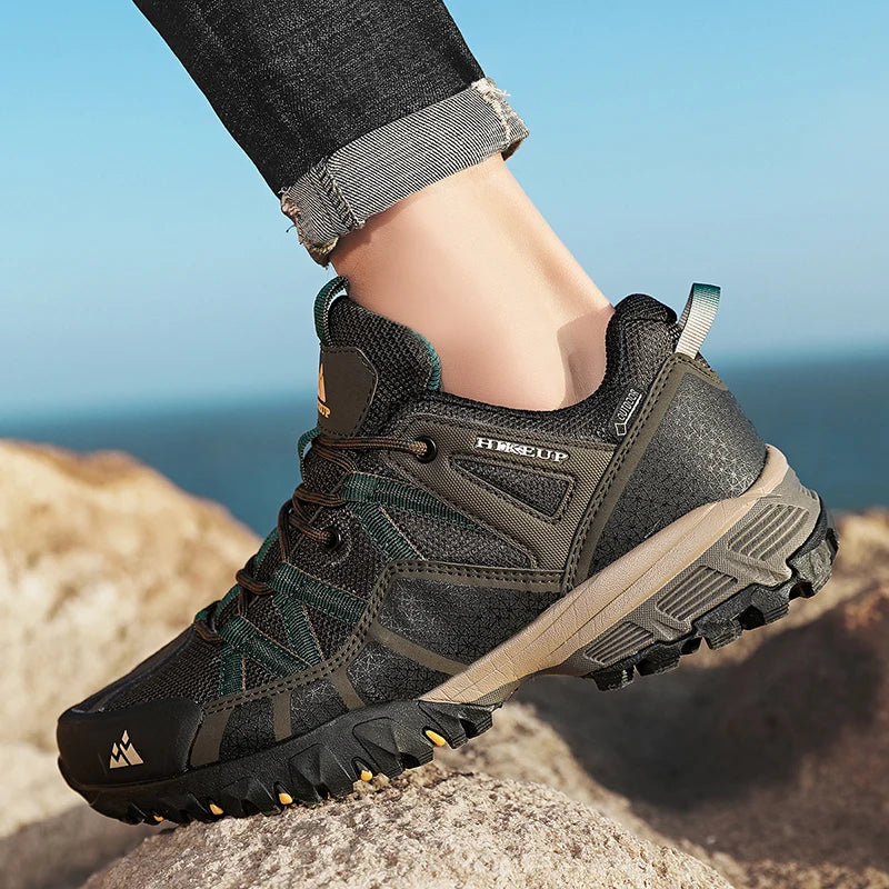 Scarpe Trekking Uomo Migliori - Sneakers Traspiranti con Ammortizzazione e Antiscivolo HIKEUP
