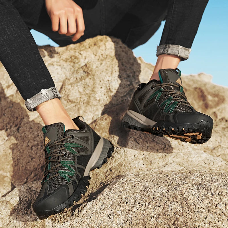 Scarpe Trekking Uomo Migliori - Sneakers Traspiranti con Ammortizzazione e Antiscivolo HIKEUP