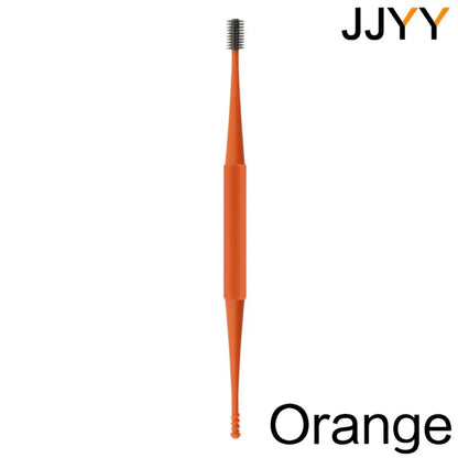 Set di Strumenti per Pulizia Orecchie in Silicone Morbido - 3 Pezzi Antiscivolo e Facile da Pulire