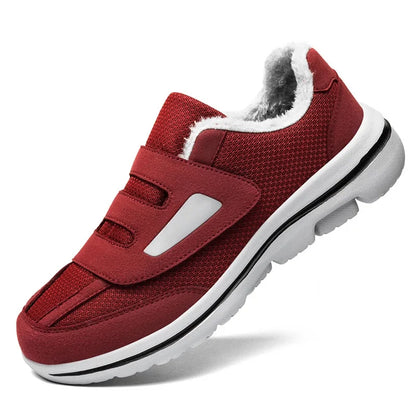 Scarpe Invernali Confortevoli per Anziani con Punta Larga - Calzature Diabetiche per Piedi Gonfi e Supporto Ortopedico