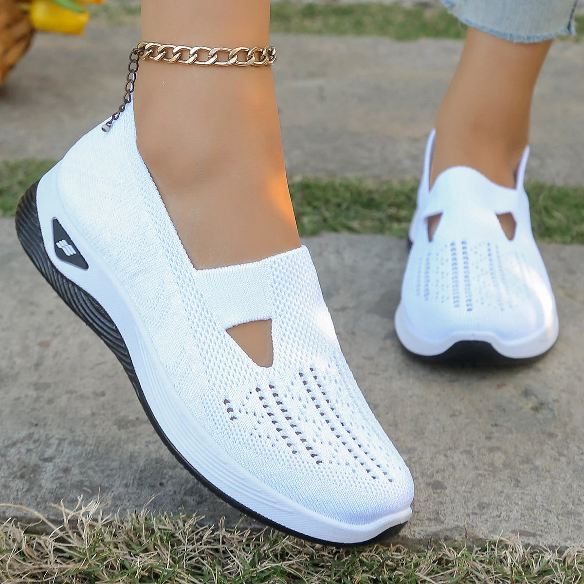 Sneaker Donna Casual Leggere e Comode per Tutte le Stagioni - Scarpe Estive Piatte e Traspiranti 6