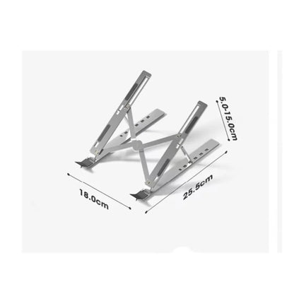 Supporto Pieghevole in Alluminio per Laptop - Design Ergonomico e Ventilato