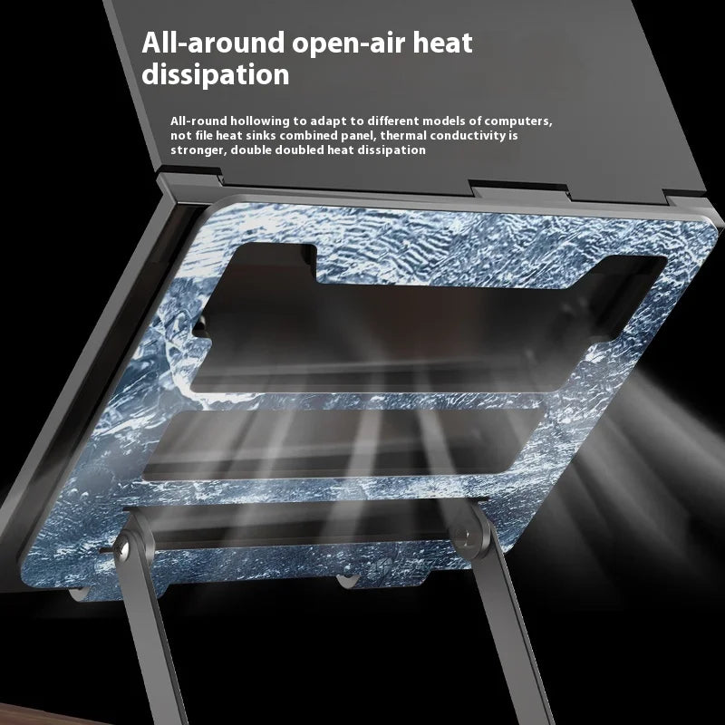 Supporto Pieghevole per Laptop - Supporto Regolabile e Portatile per PC Portatili