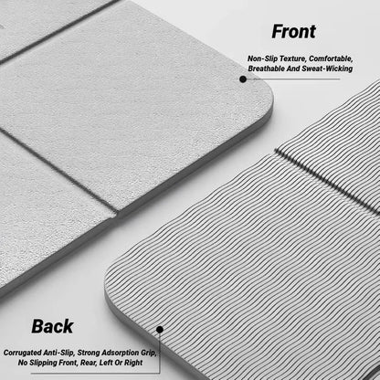 Tappetino Yoga Pieghevole Antiscivolo in TPE per Fitness e Pilates