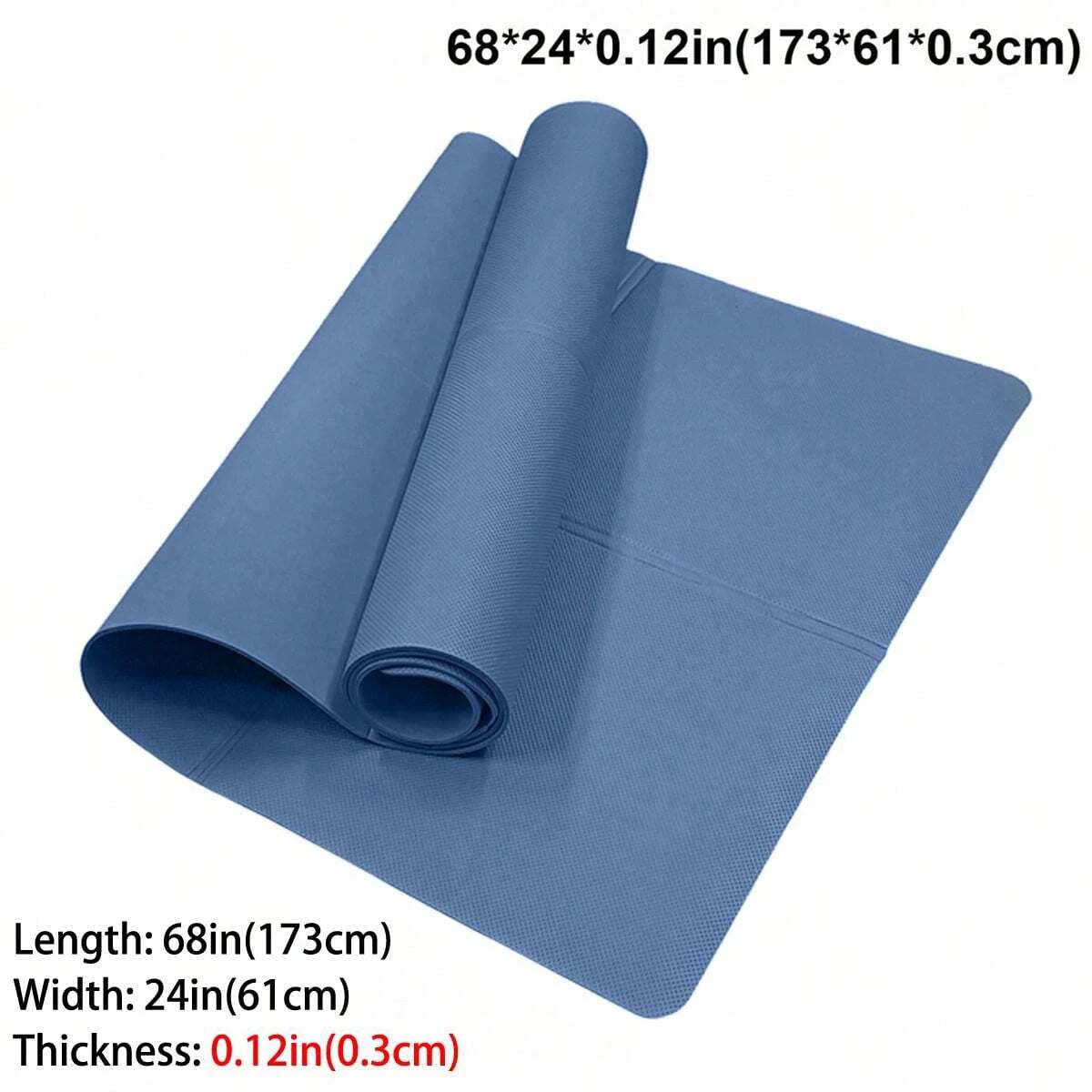 Tappetino Yoga Professionale Pieghevole in EVA Ecologico per Fitness e Pilates 3mm/4mm/6mm
