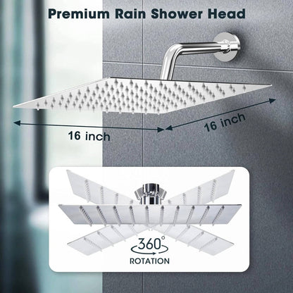 Doccia a Soffitto Extra Large da 16 Pollici