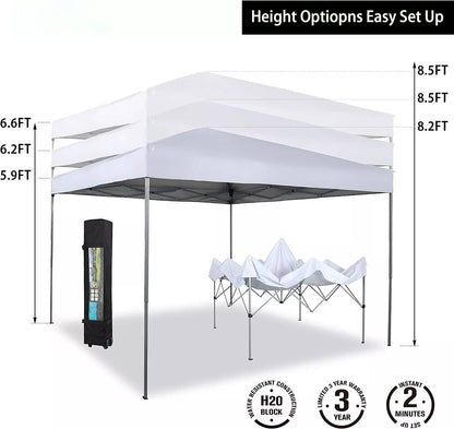 Tenda a baldacchino pop-up istantanea 10x10