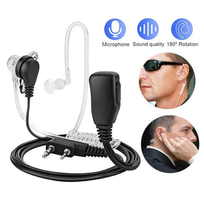 Set di 3 Auricolari Walkie Talkie con Microfono