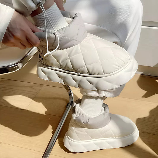 Stivali da Neve Impermeabili Alla Caviglia Scarpe Slip-On