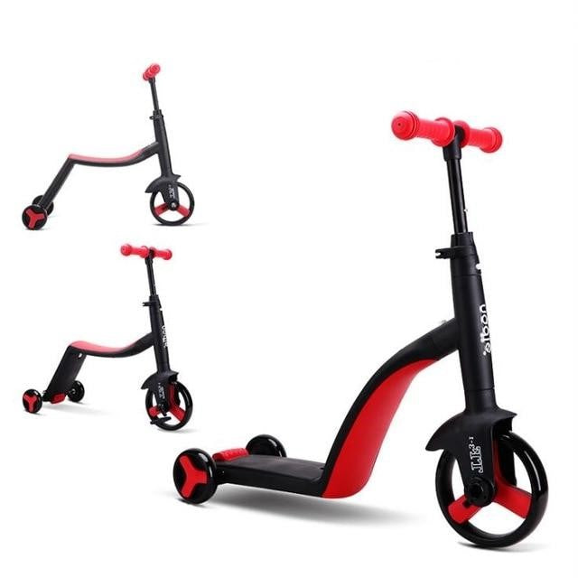 Triciclo Regolabile in Altezza 2 in 1 per Bambini
