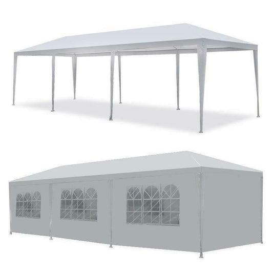 Tenda Bianca Portatile per Eventi 10' x 30'
